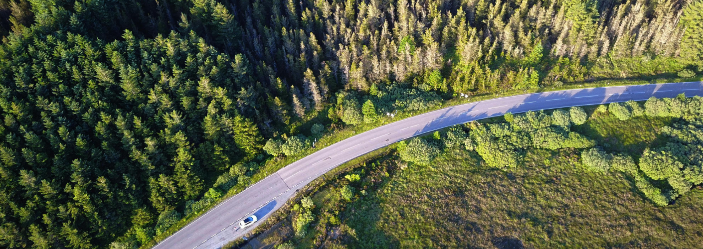 prachtige route in schotland