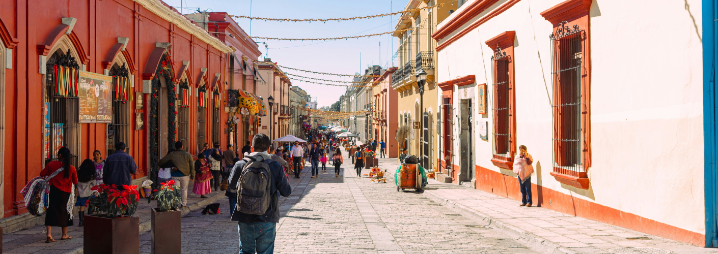 De straten in Mexico