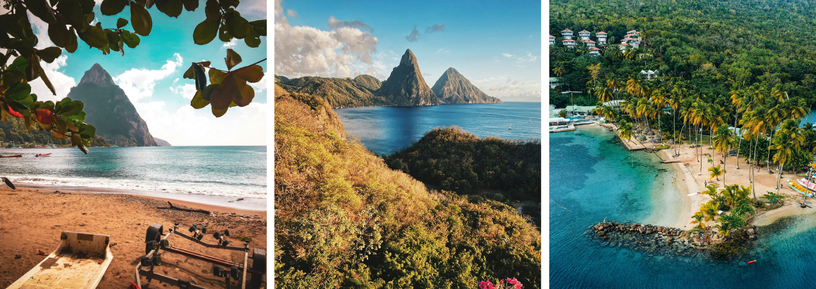 Prachtige beelden van St Lucia