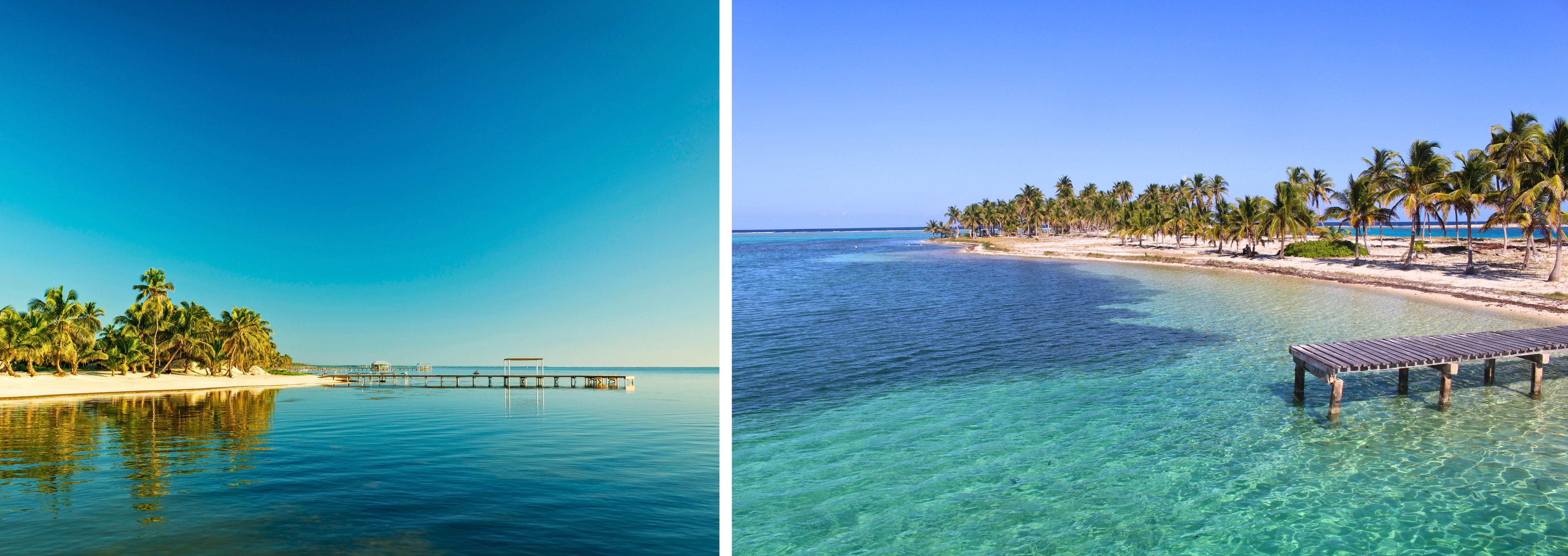 Ambergris Caye stranden