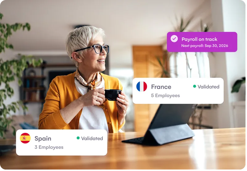 EOR Payroll, taxes, benefits and compliance managed together