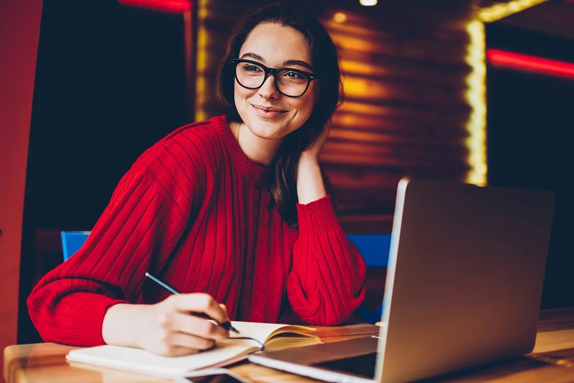 female job applicant