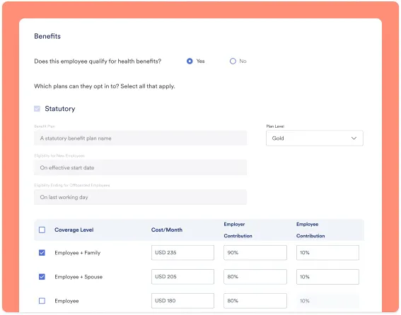 benefits administration form desktop