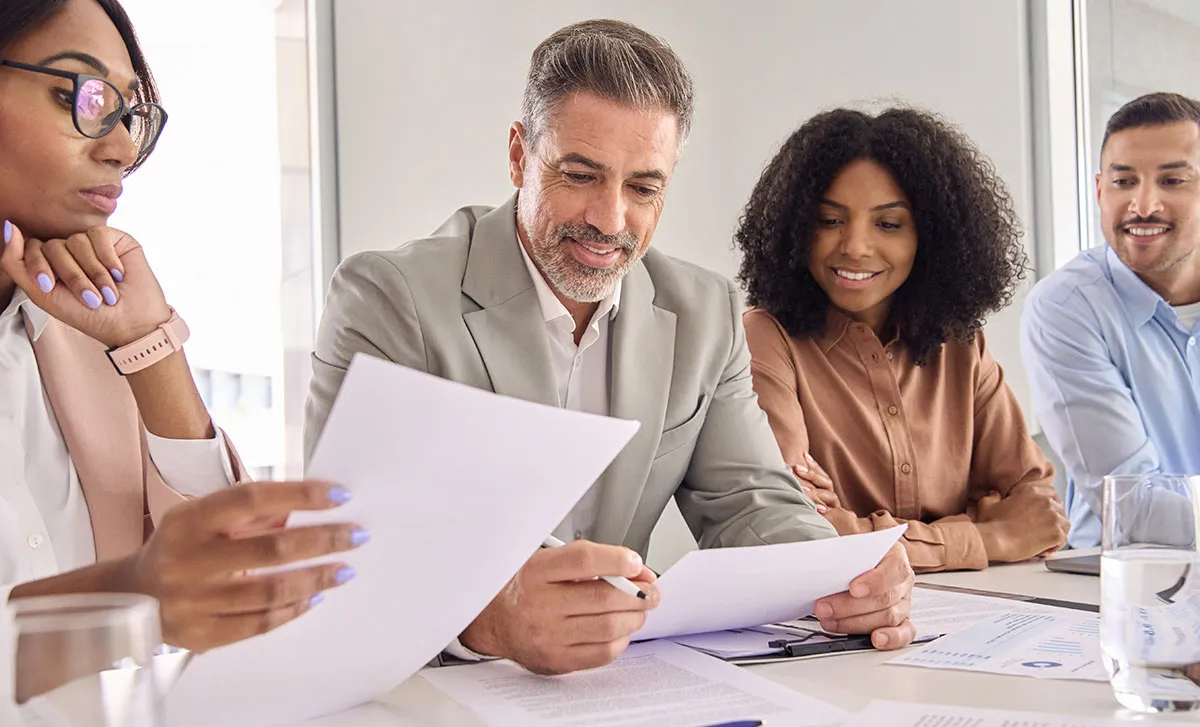 recruiters assessing job applications