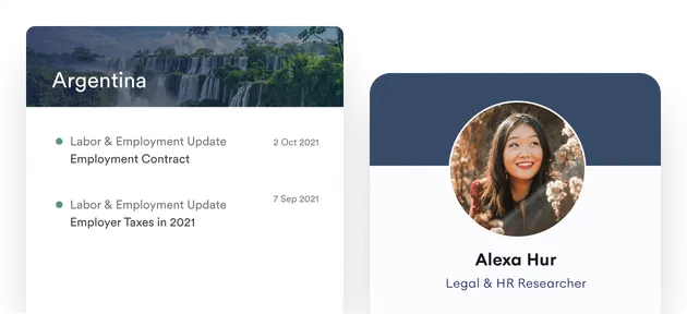 global payroll country expert screenshot desktop