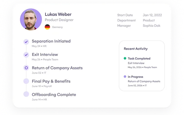 Atlas HXM - Offboard employees compliantly across countries 