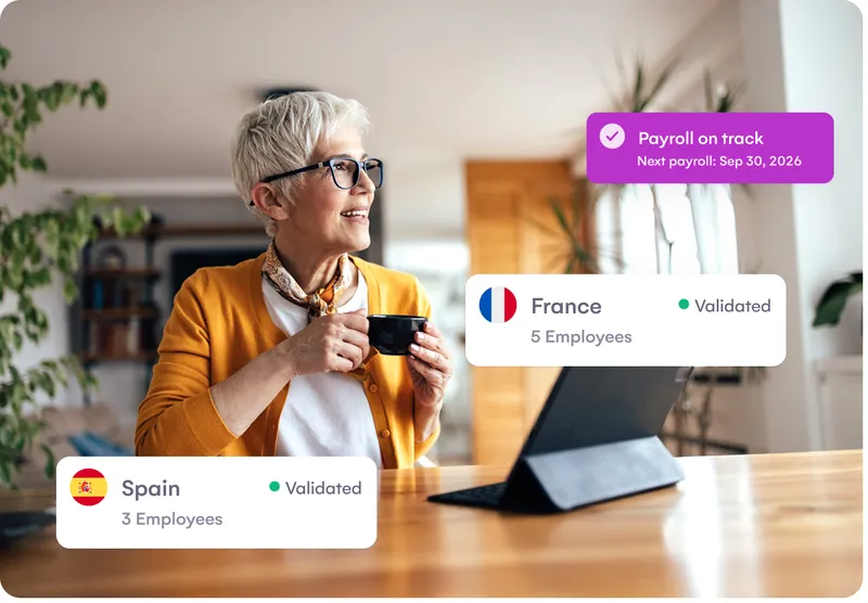 EOR Payroll, taxes, benefits and compliance managed together