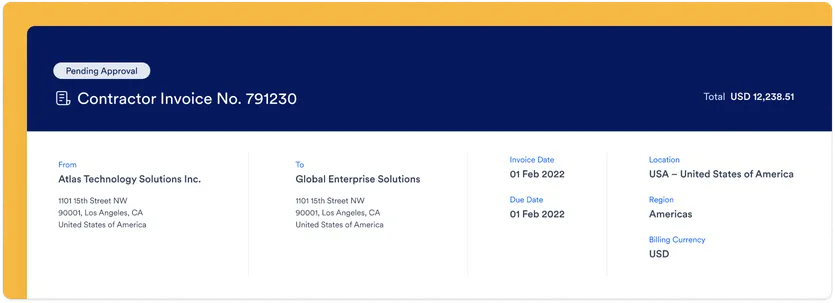 government contractors invoice screenshot desktop
