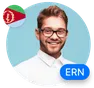 avatar with flag currency ern desktop