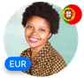 avatar with flag currency eur desktop