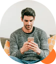government contractors person orange desktop