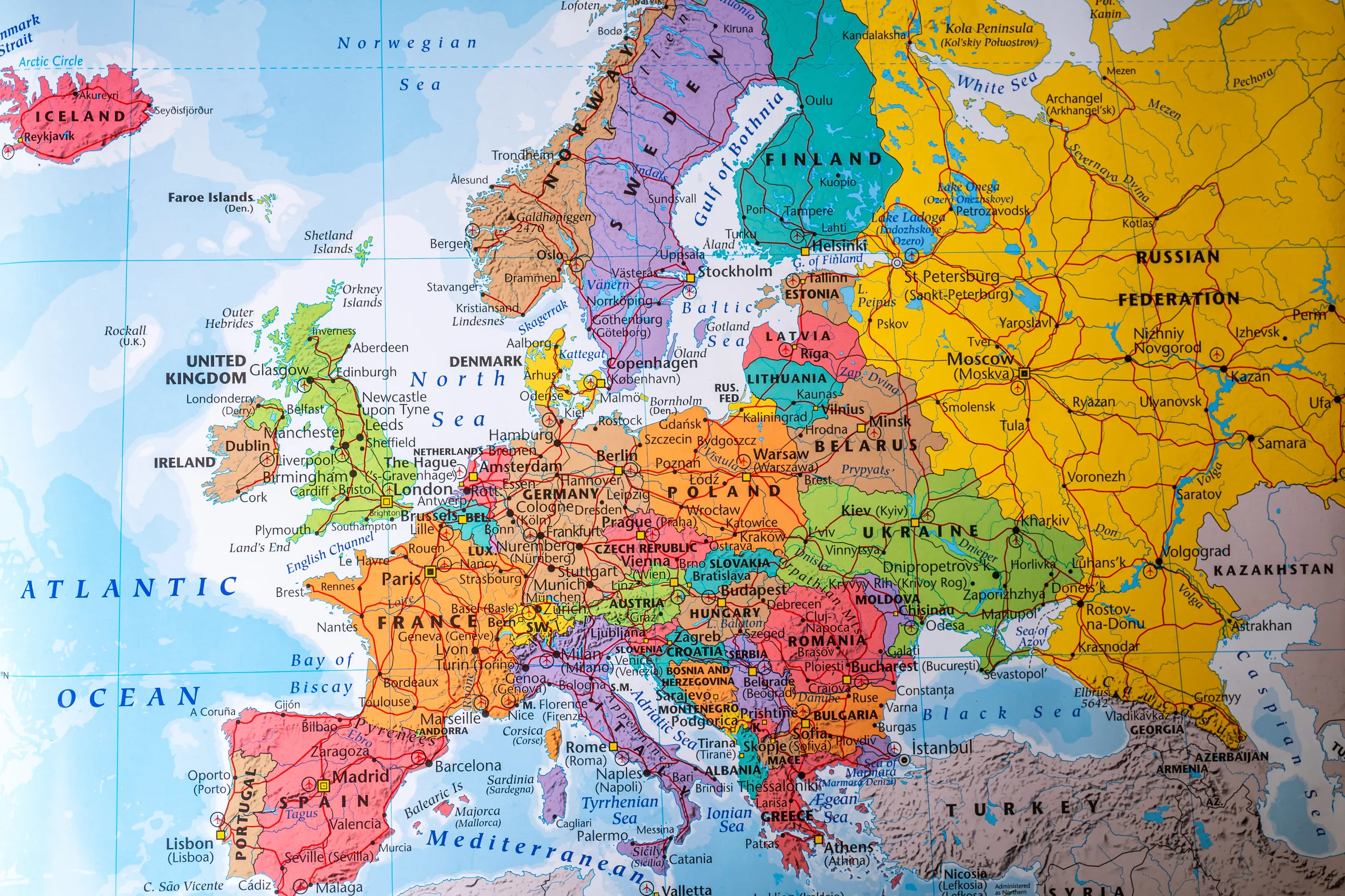 rescontent central europe map