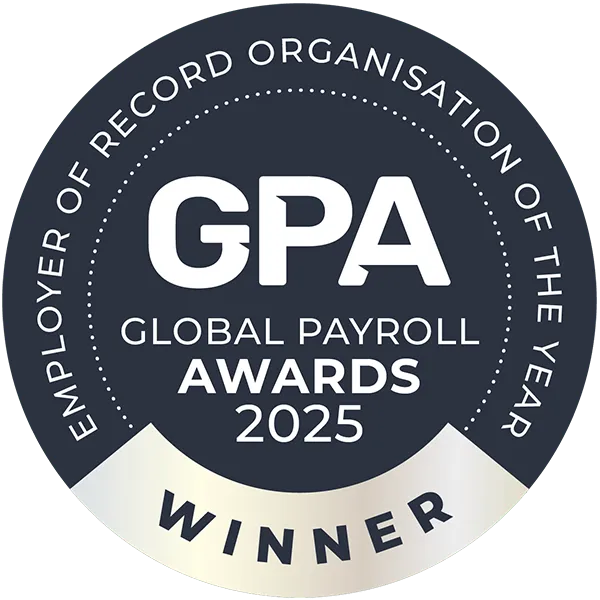 Atlas HXM Winner of Global Payroll Awards 2025 badge