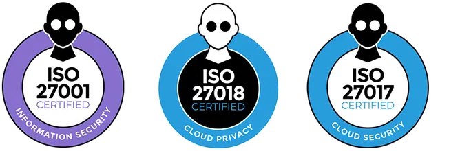 Atlas HXM Certified ISO 27001 - ISO 27018 - ISO 27017