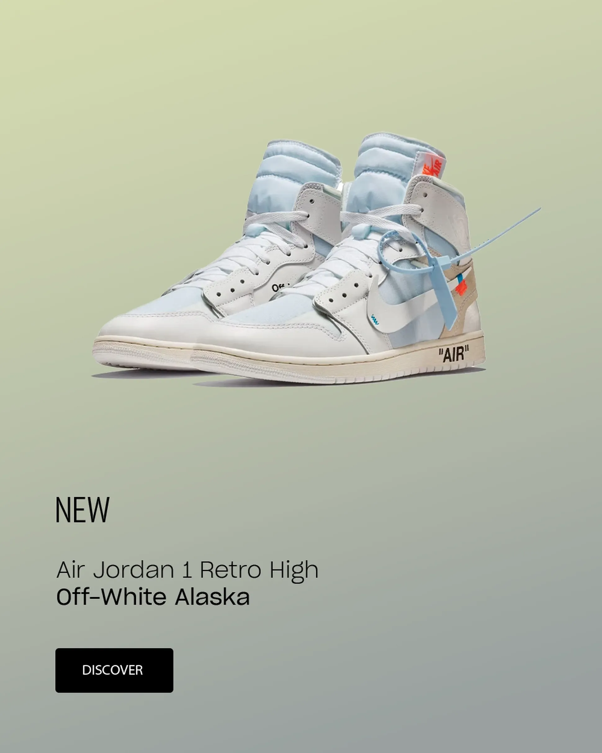 Air Jordan 1 High Off-White Alaska