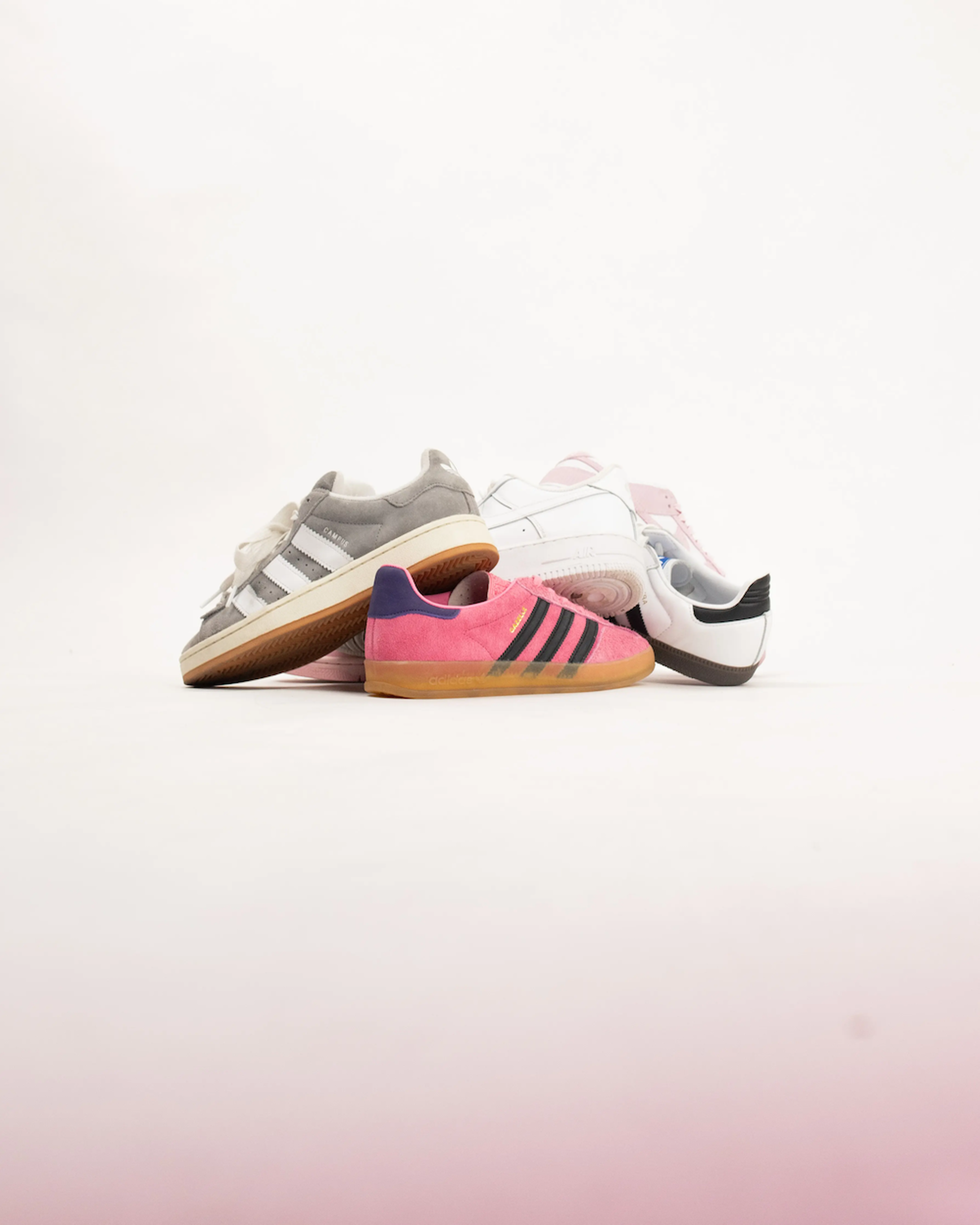 Adidas campus rosa clearance antico