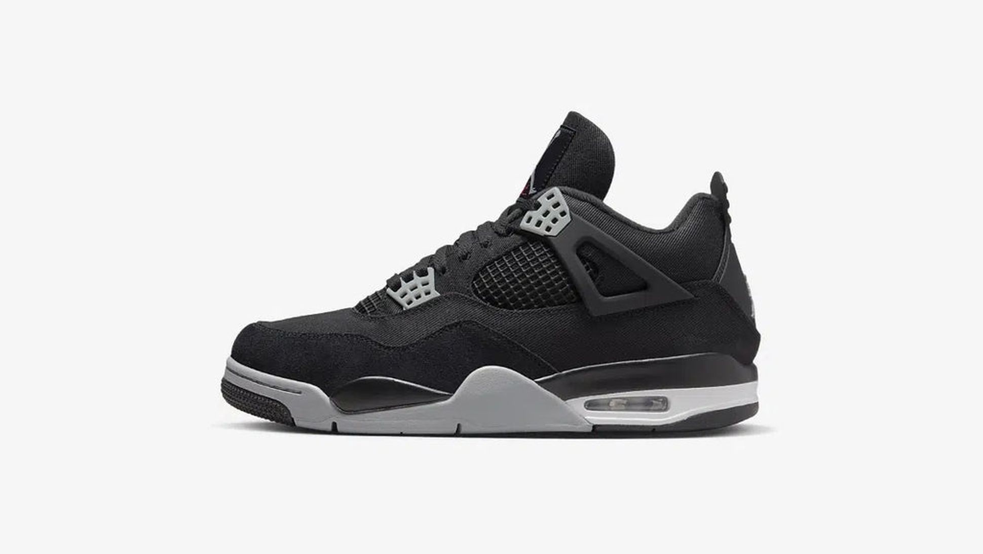 Air Jordan 4 Black Canvas