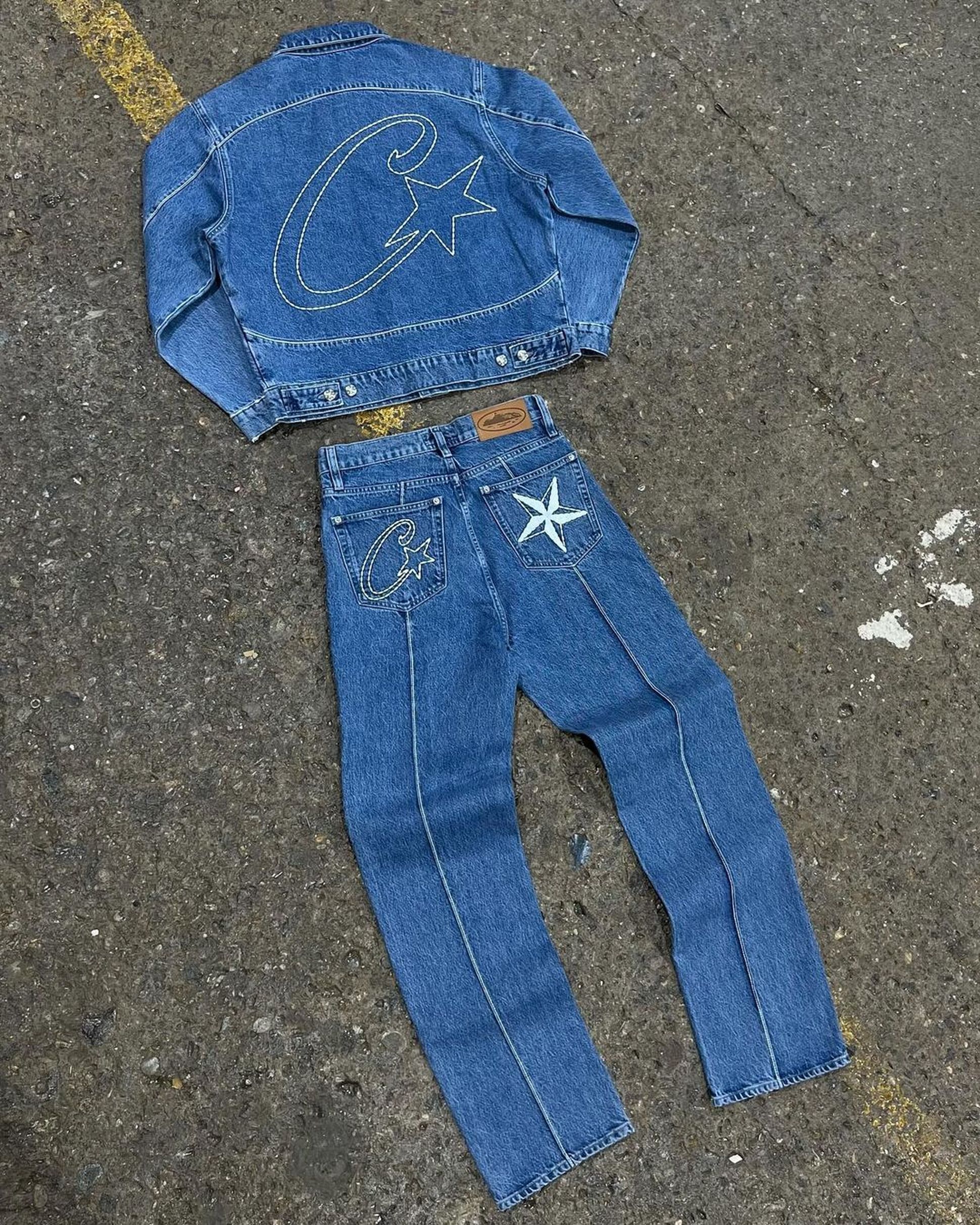 ensemble denim corteiz