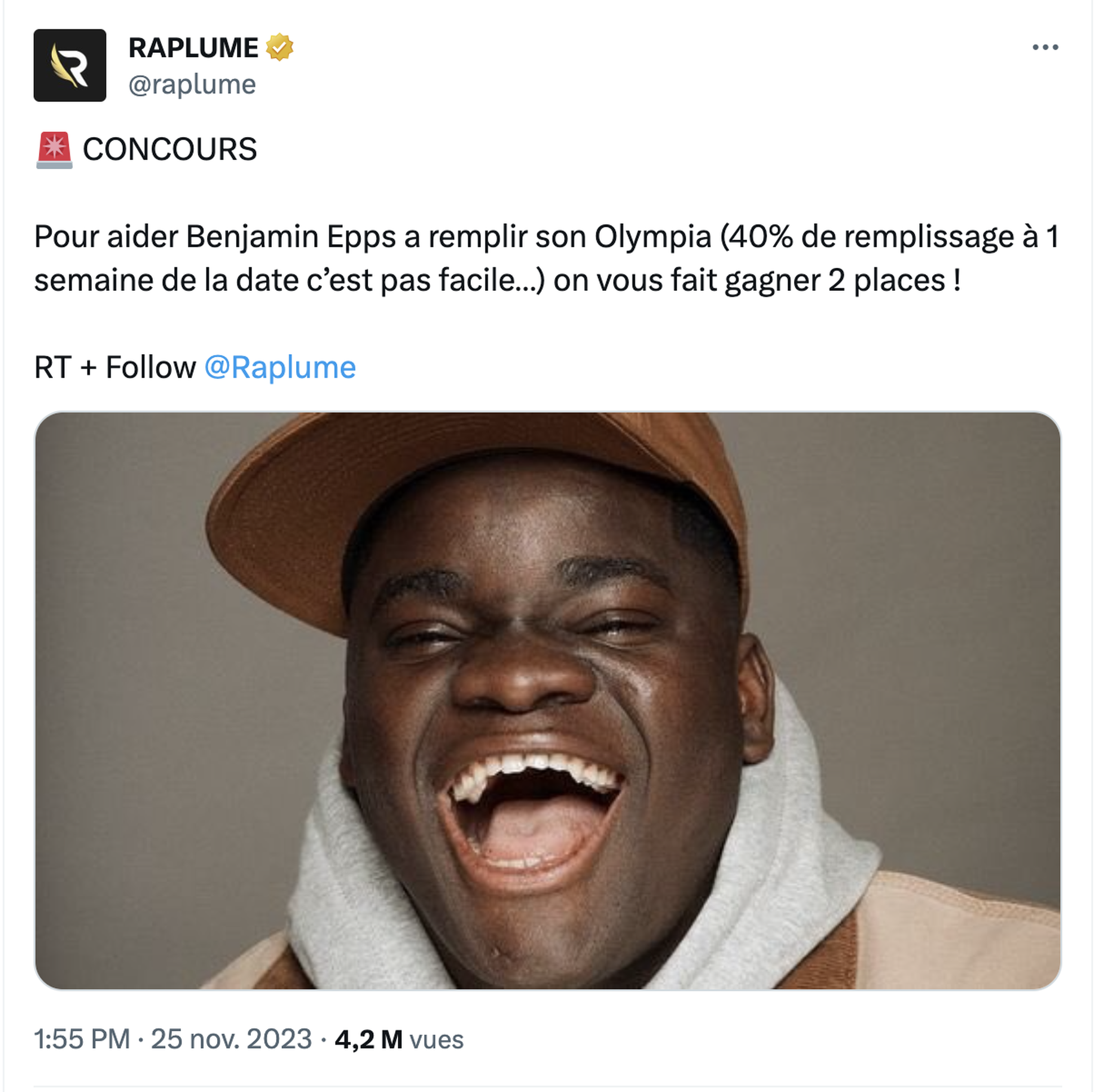 tweet clash raplume benjamin epps