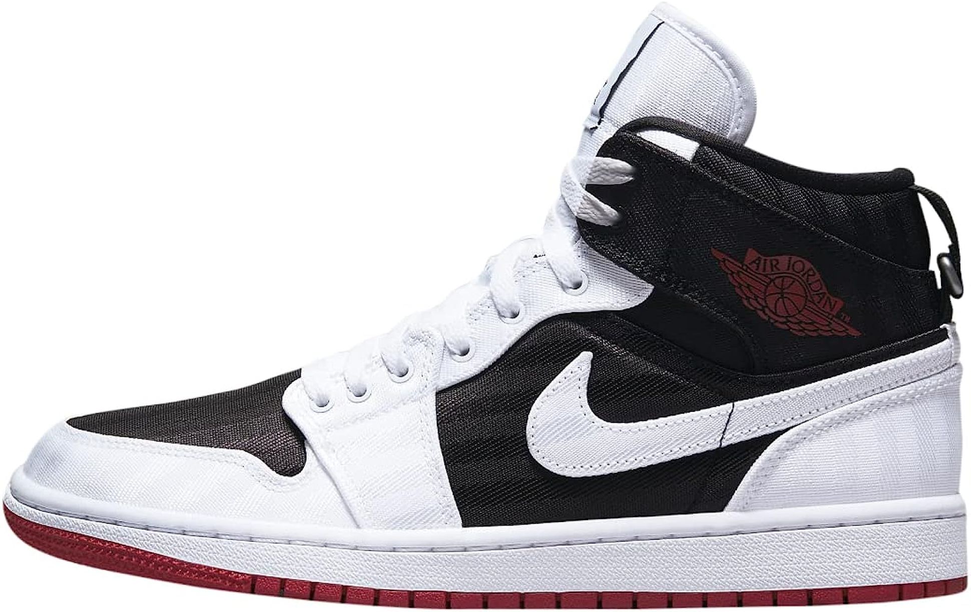 Air Jordan 1 Mid SE Utility Black/ White-Gym Red