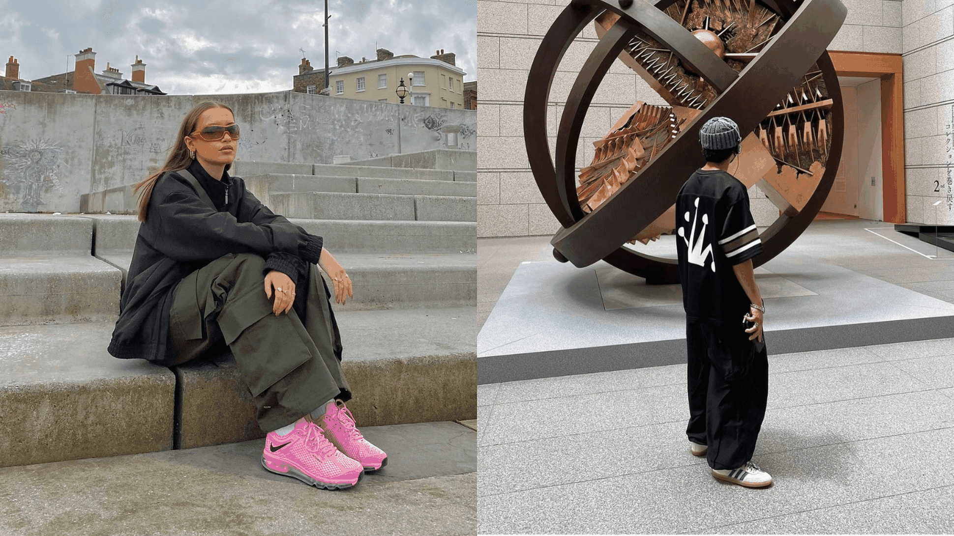 wethenew-pantalons-sneakers-parachute-cargo-jeans-selection