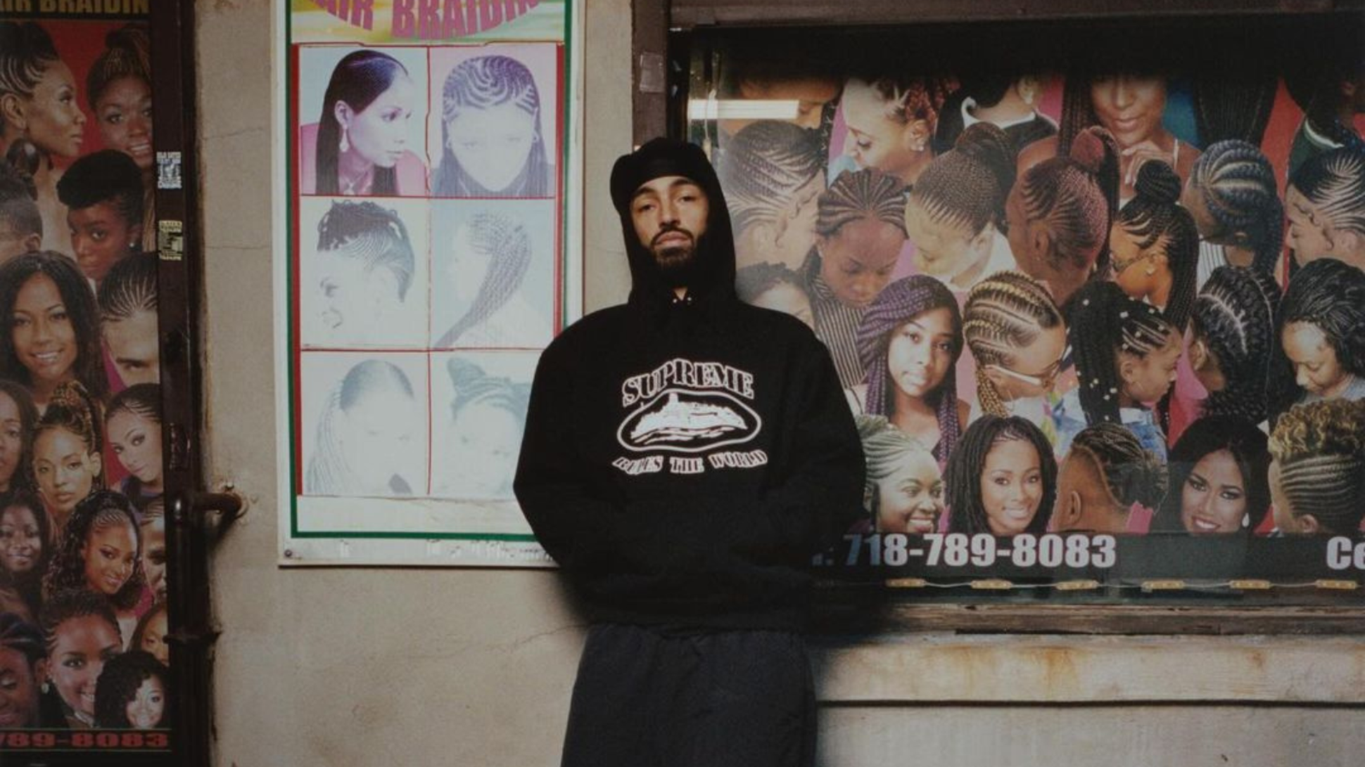 navy blue supreme corteiz