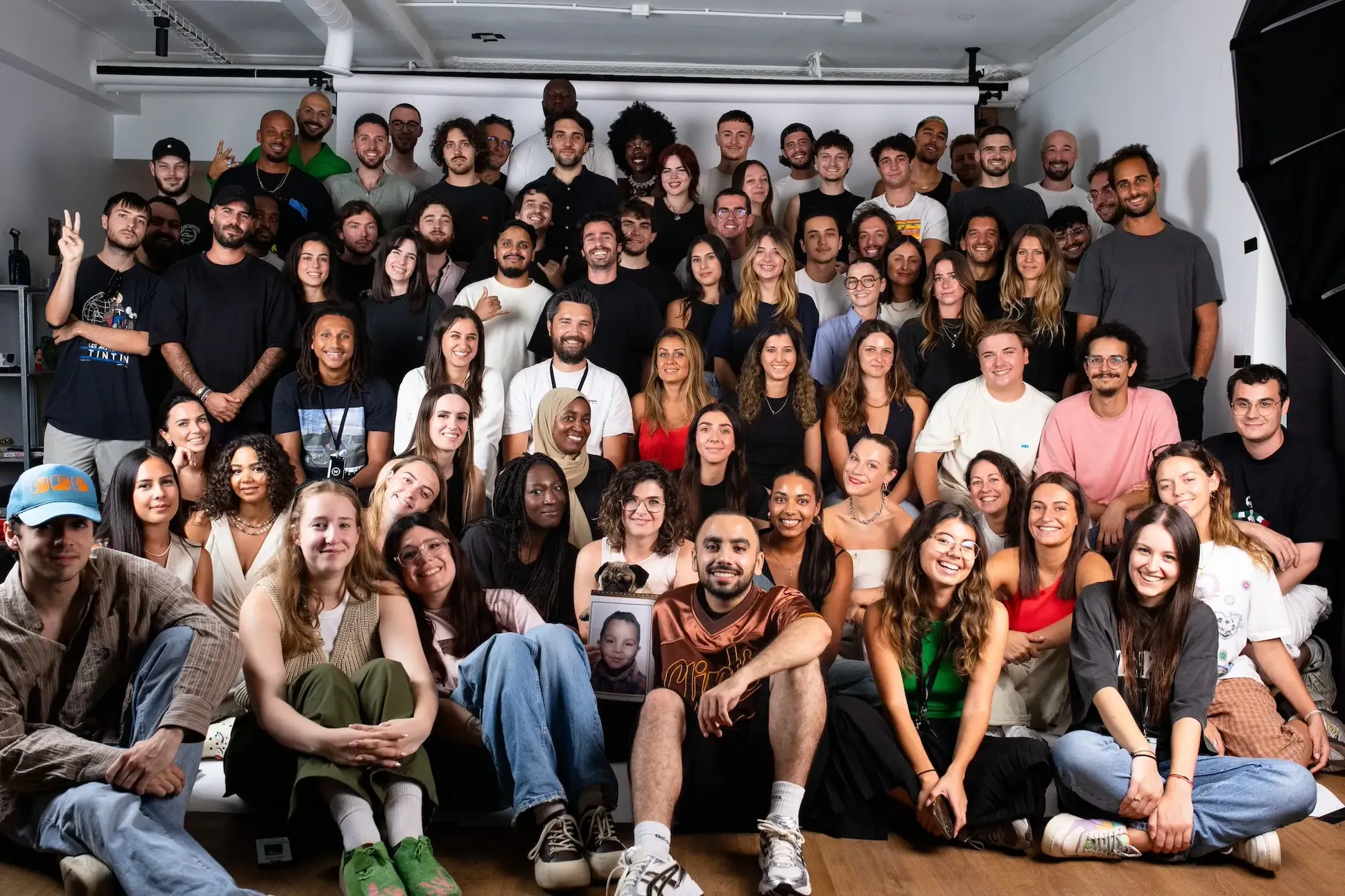 photo de classe team complète