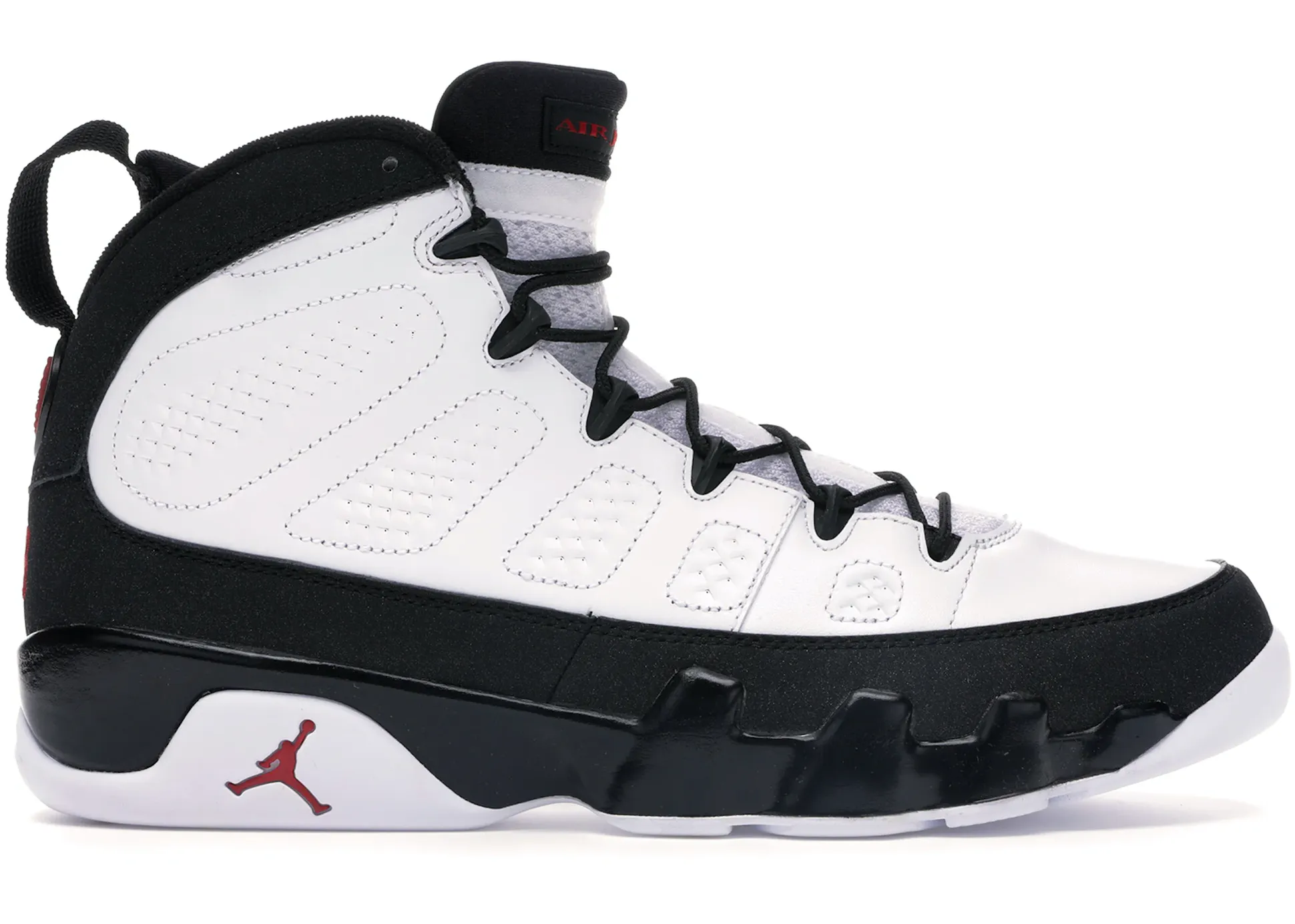 Air Jordan 9 Retro White Black Red
