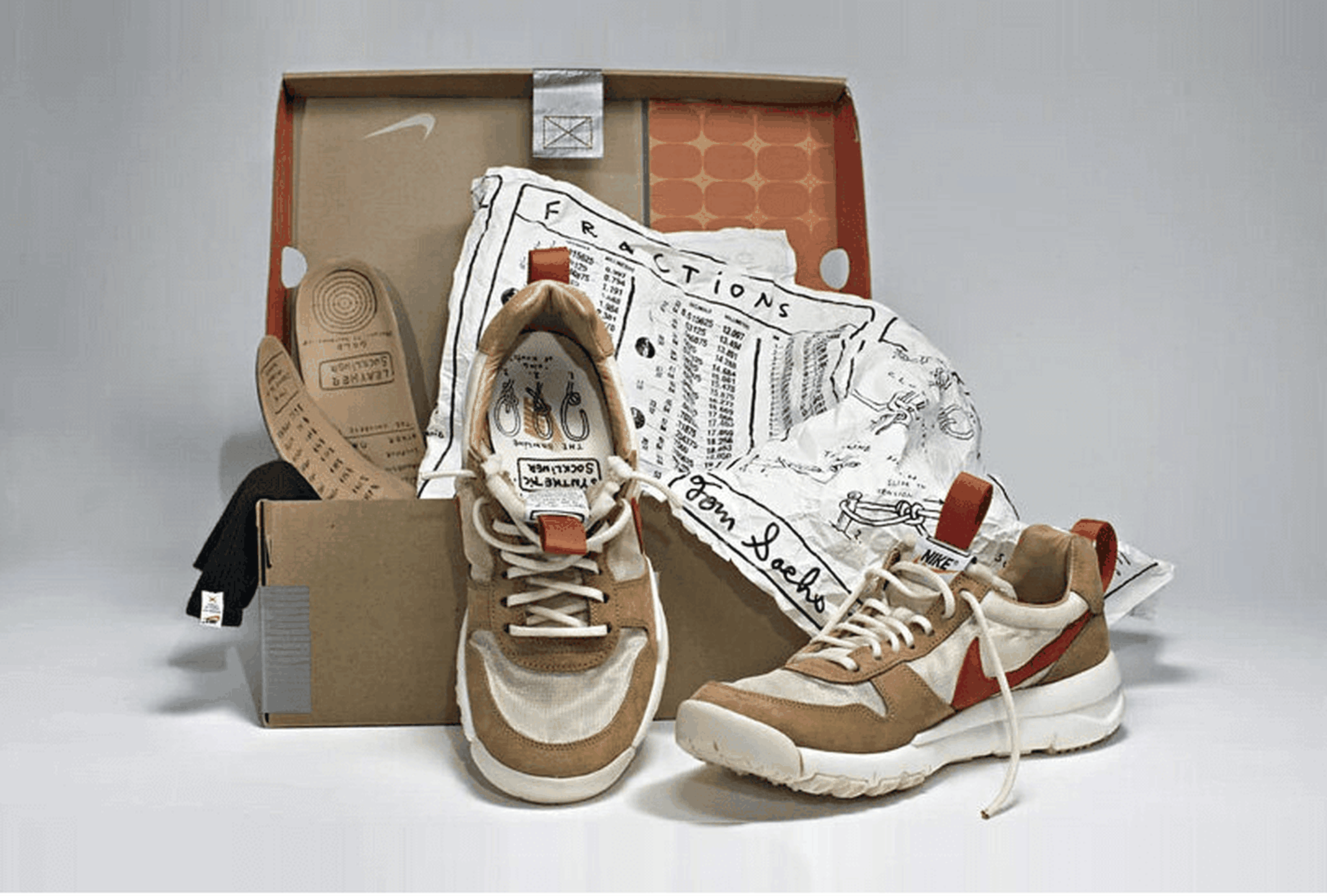 Les paires de Tom Sachs