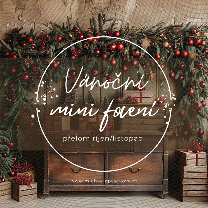 Vánoční mini focení Praha