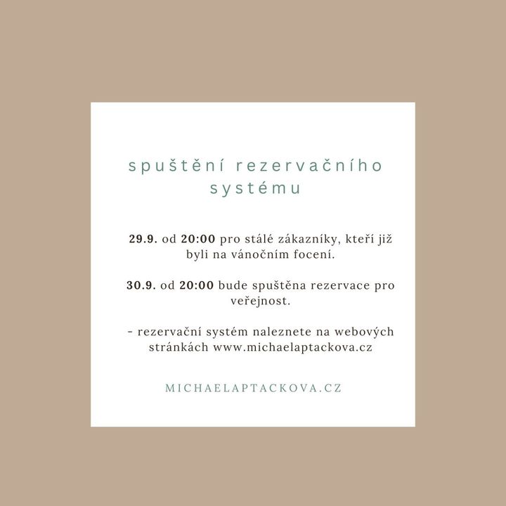 Vánoční mini focení Praha