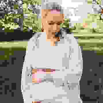 Těhotenské focení v přírodě