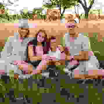 Rodinné focení v přírodě