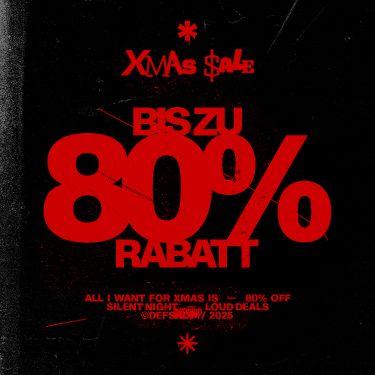 XMAS-SALE, bis zu 80%