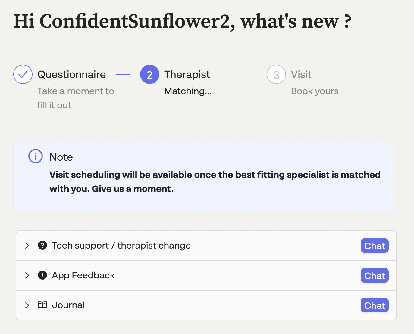 hearme application screenshot
