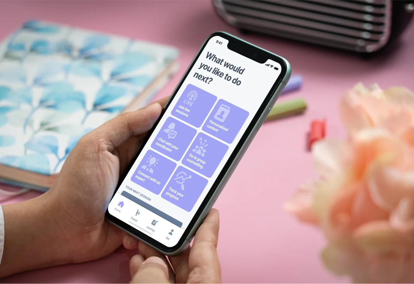 Panda mental health mobile application