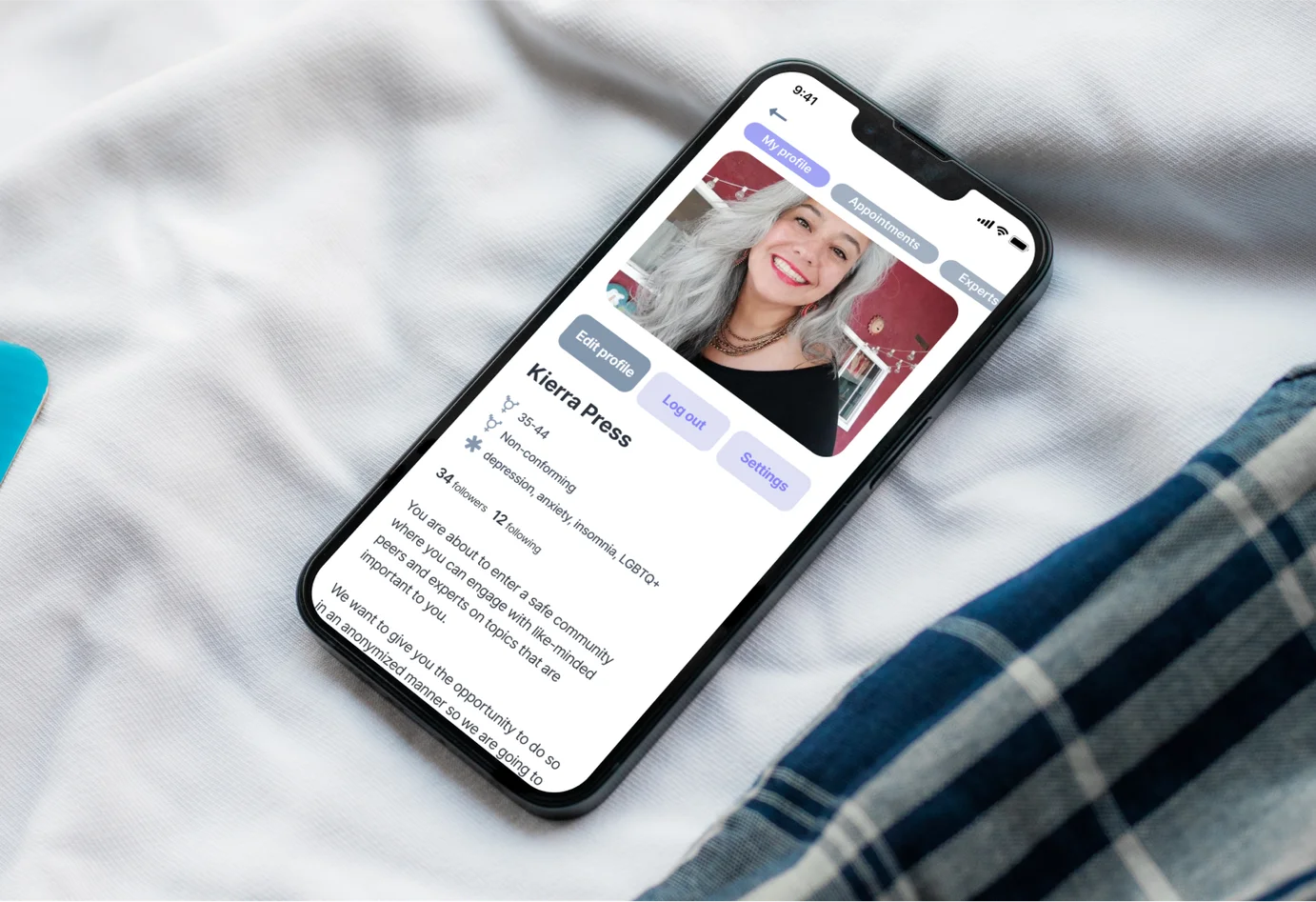 Panda mental health mobile application
