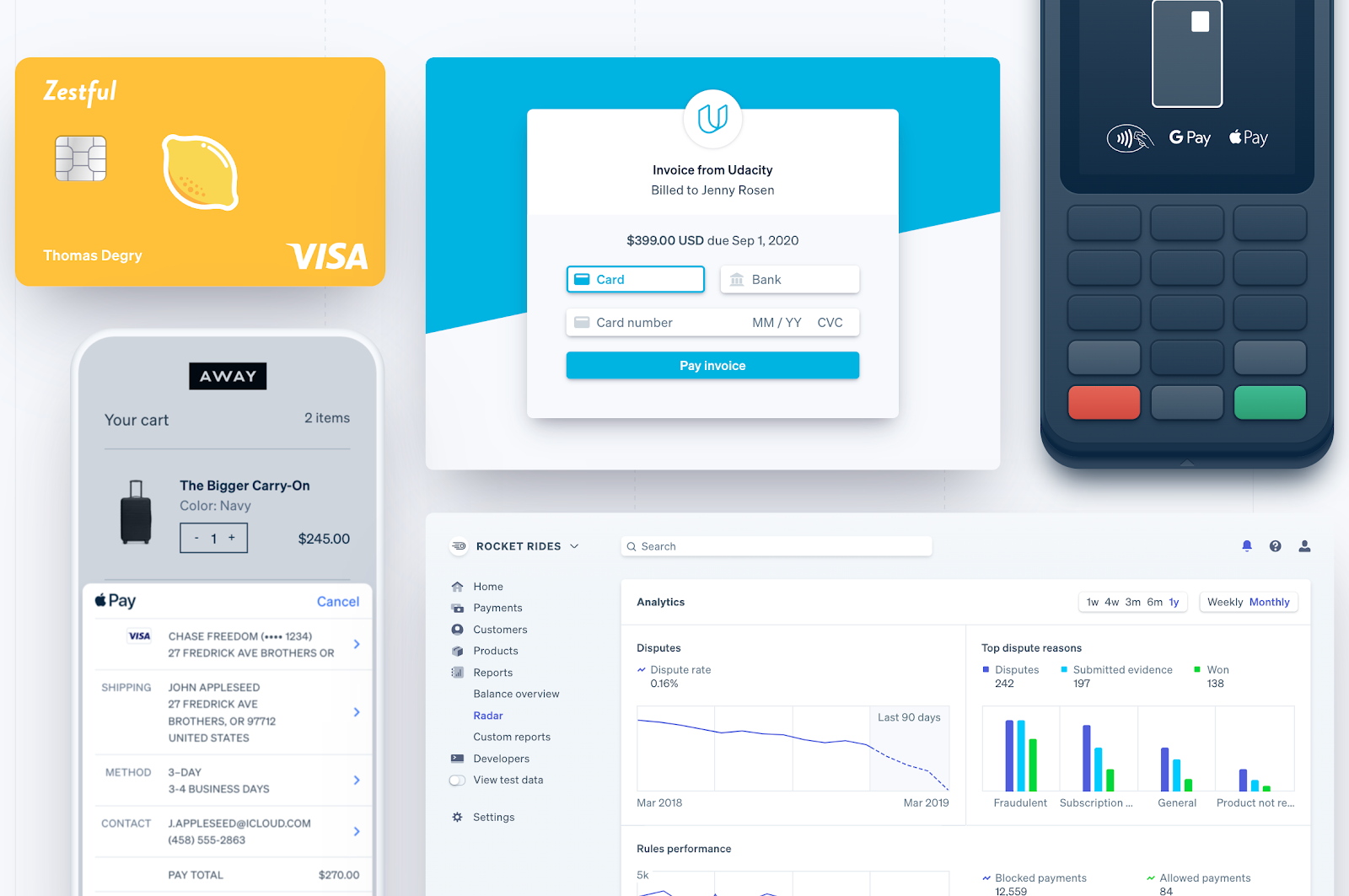 stripe screenshots