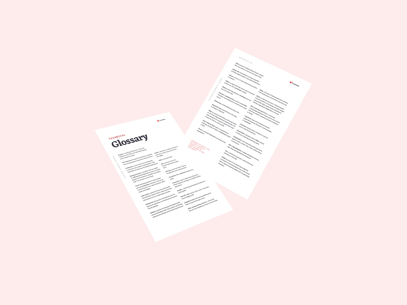 glossary of technical terms