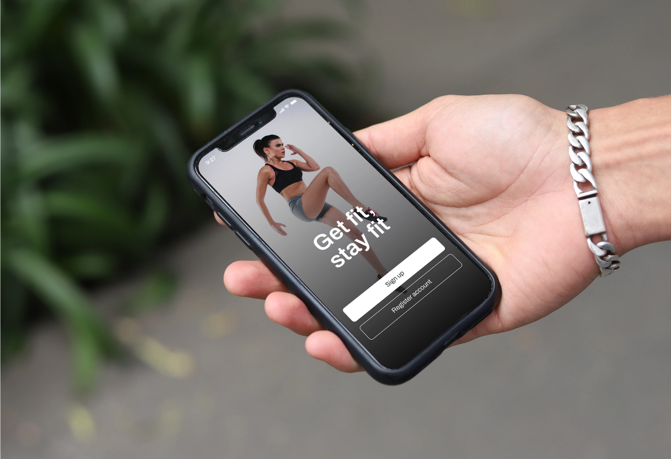 wellness application screenshot