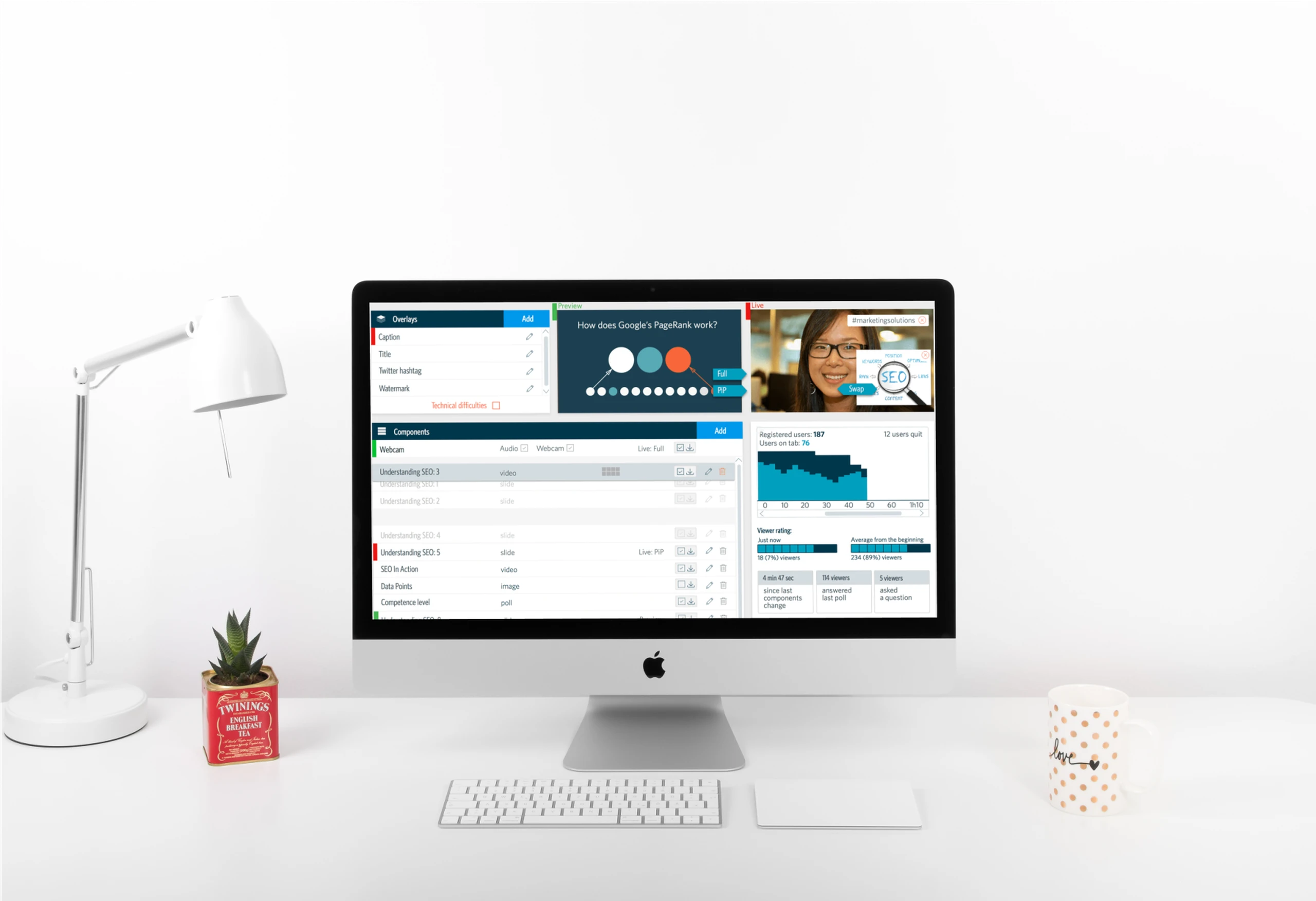 Kastio webcasting app