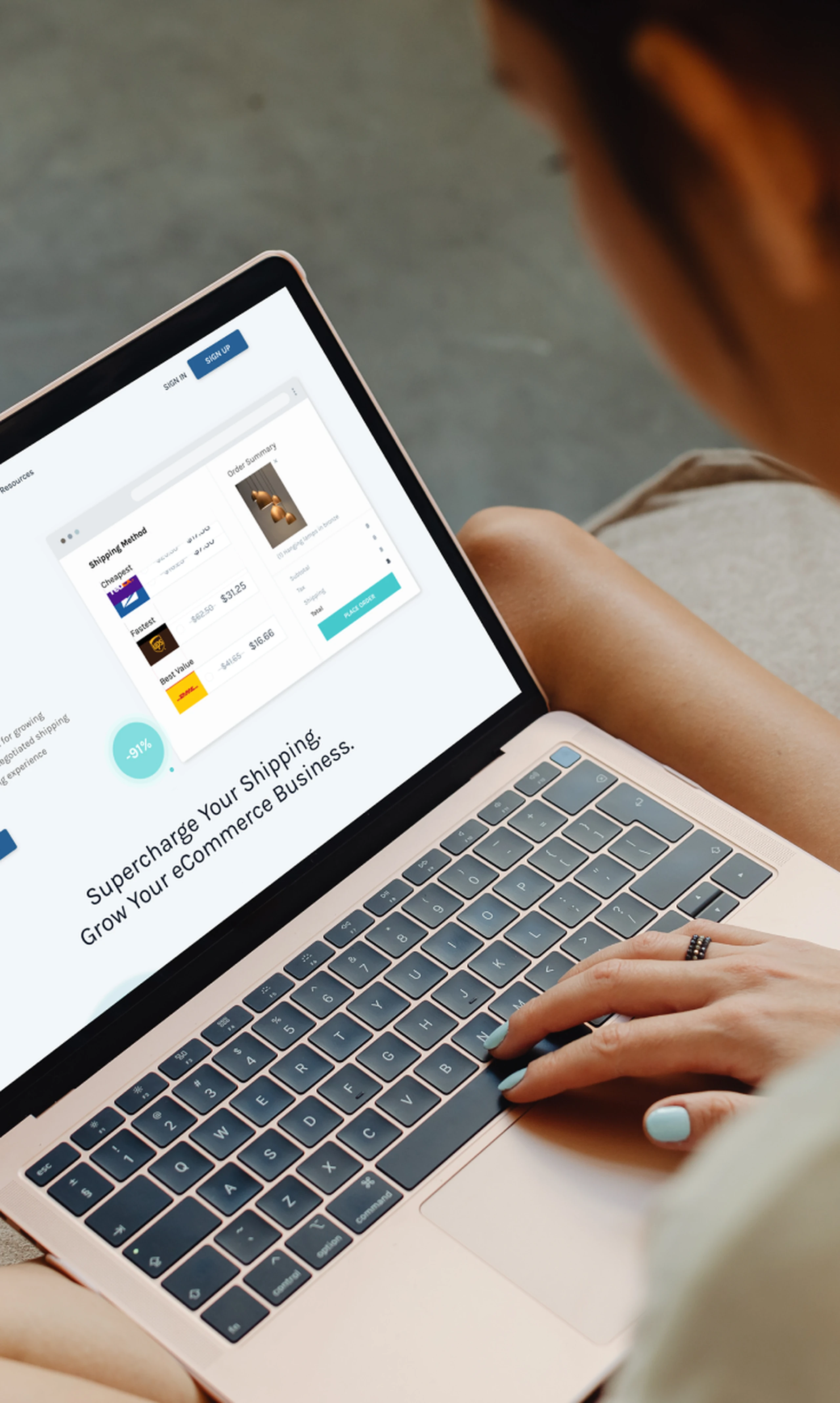 easyship website view