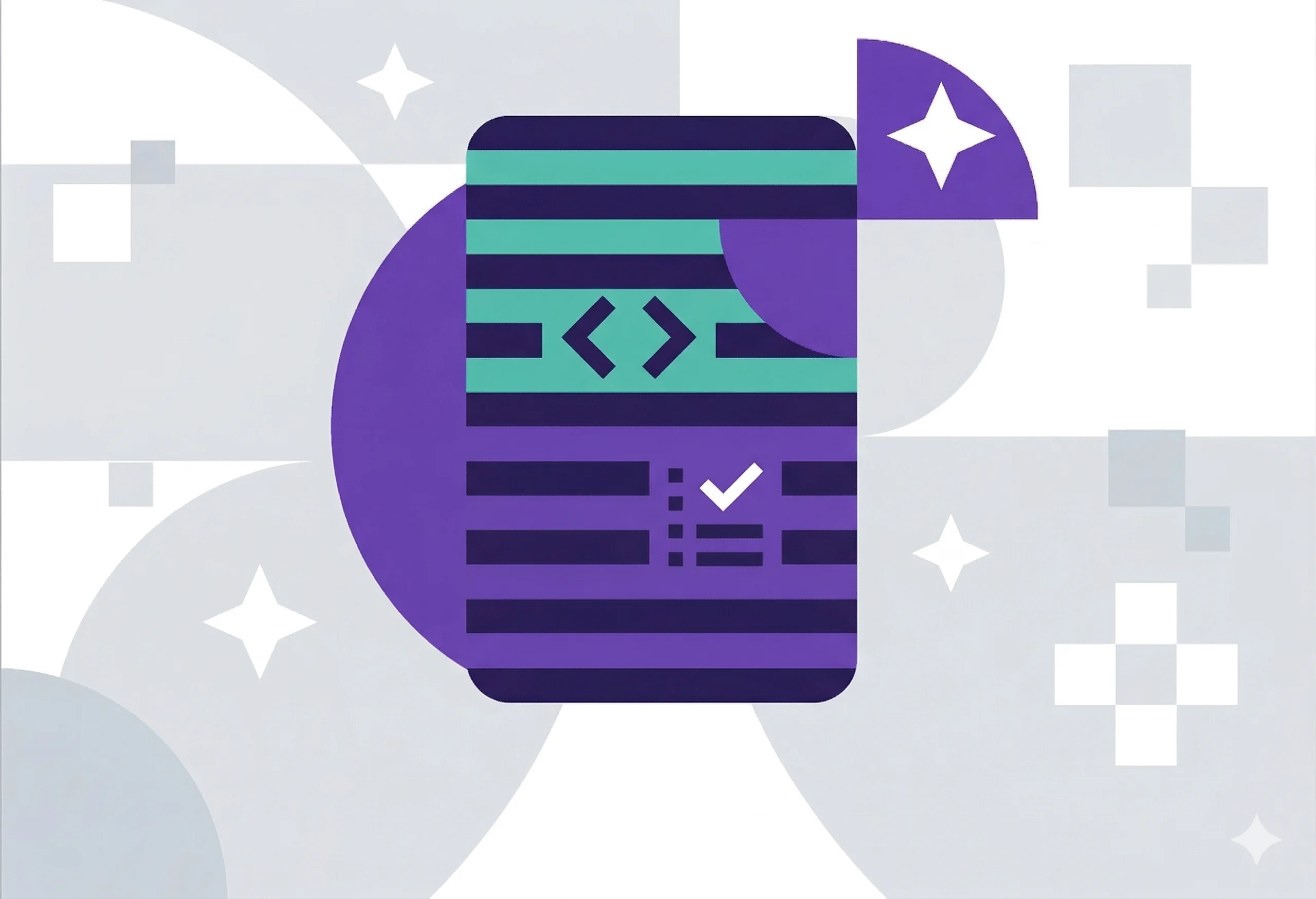 Abstract visualization of the topic of mobile app development.