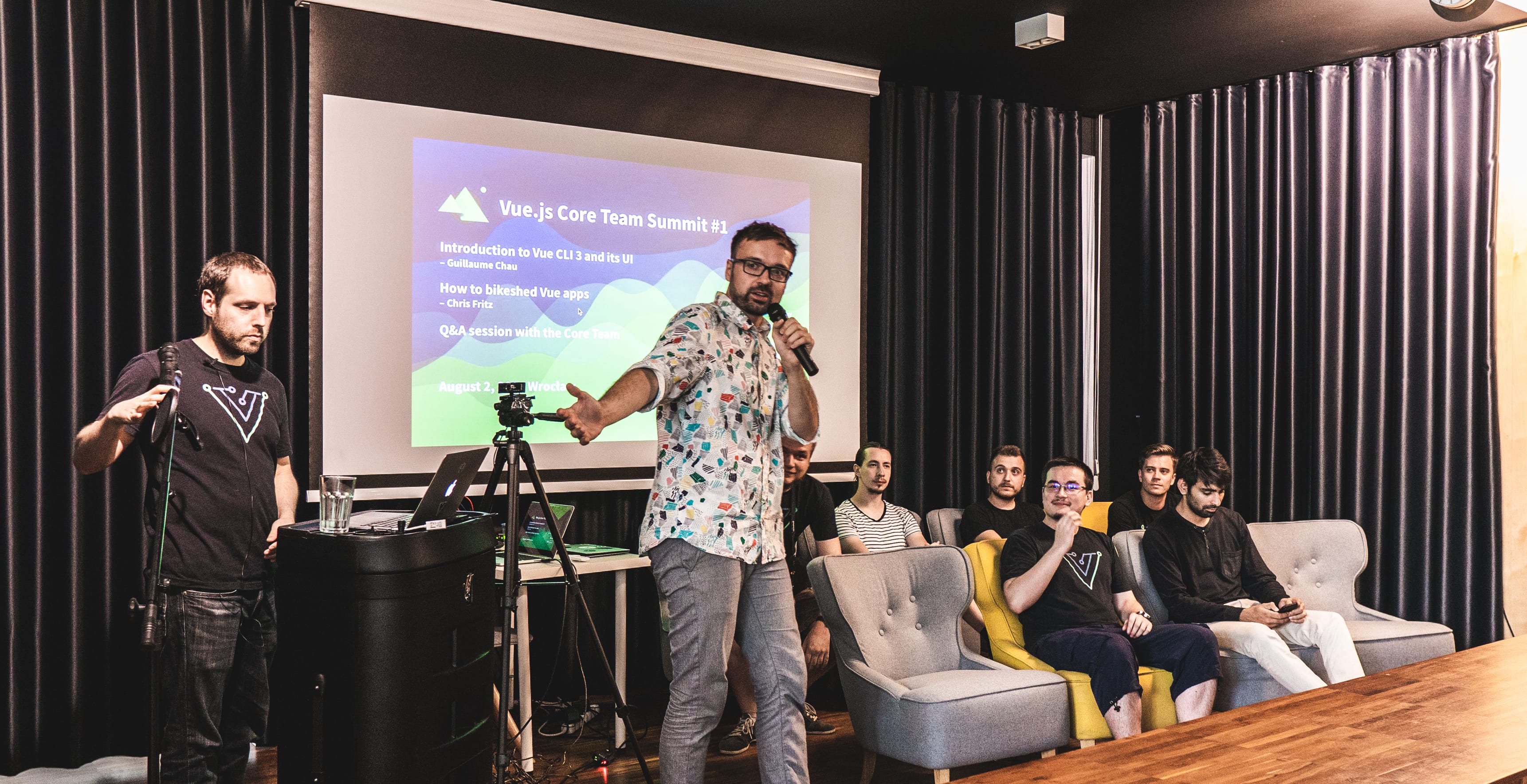 Vue.js Core Team visit in Wrocław, Monterail 