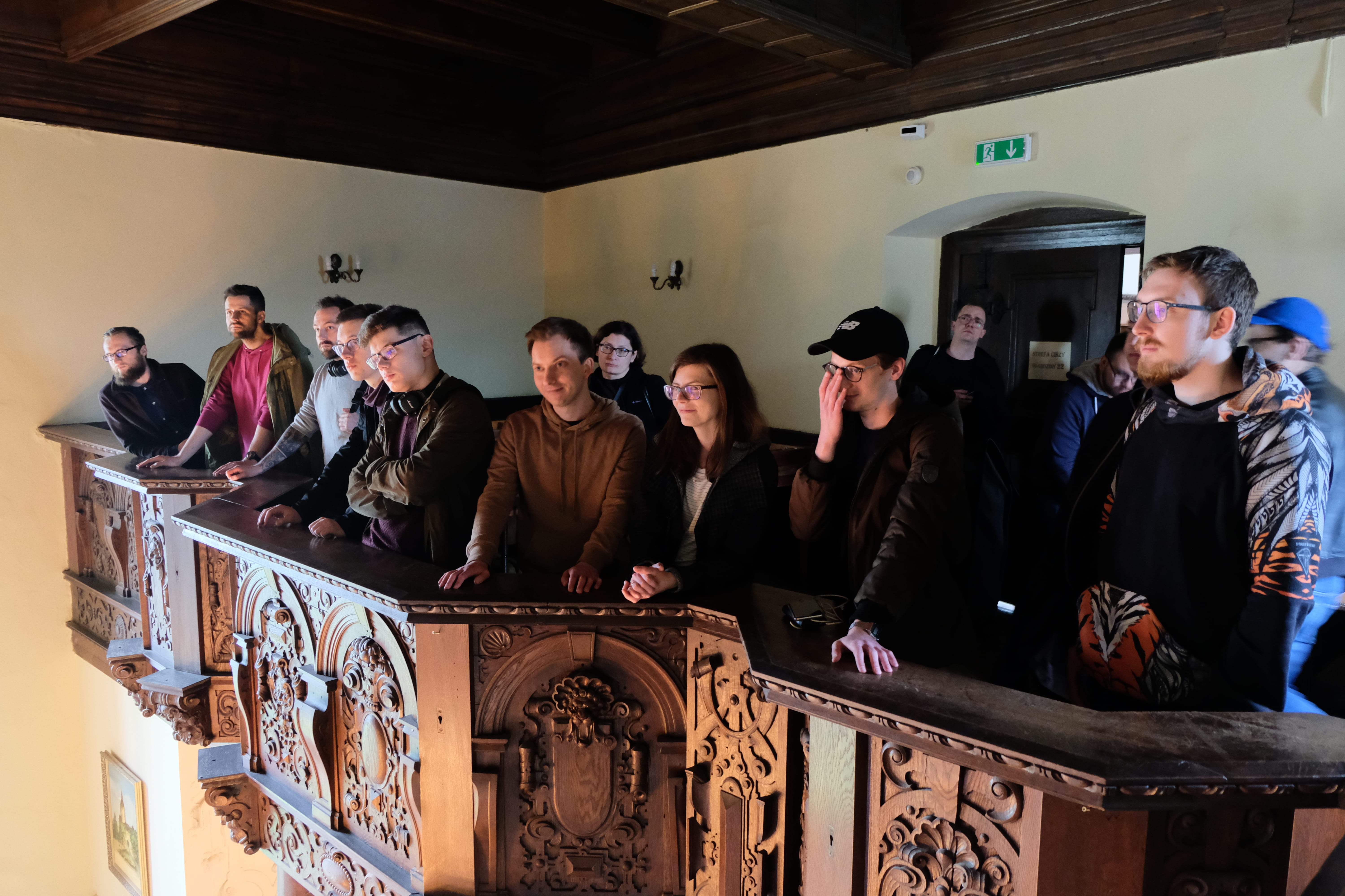 Monterail team visiting Castle Czocha