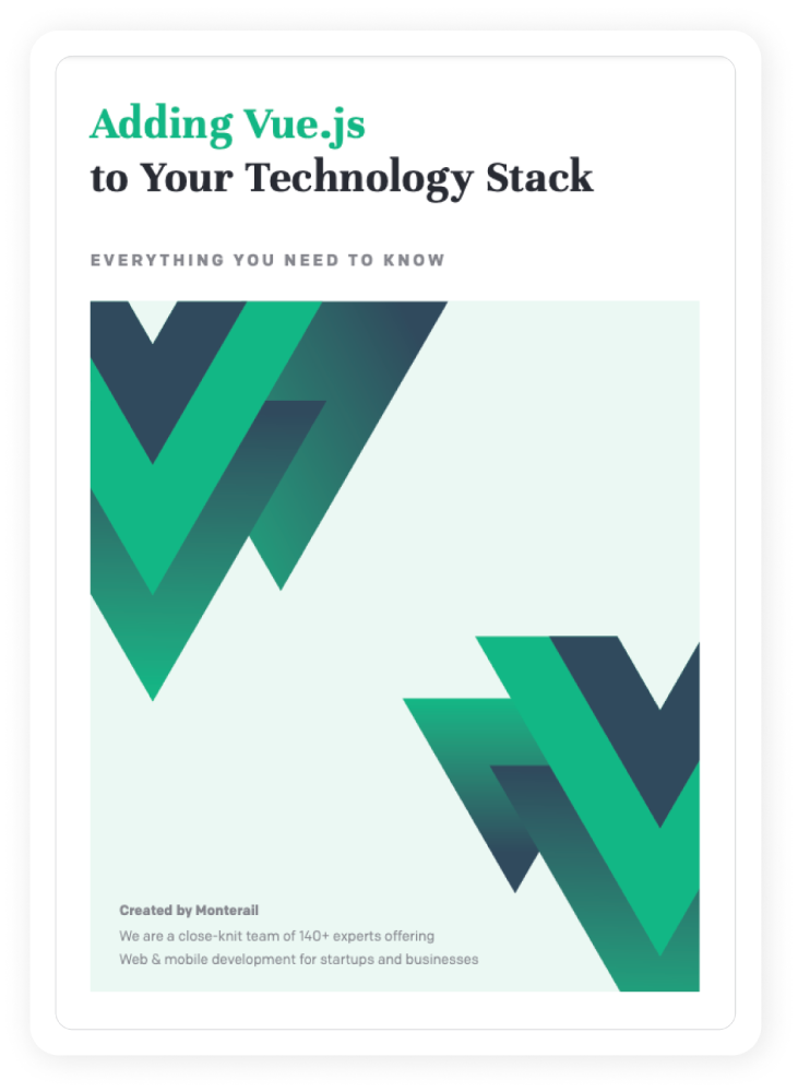 Vue Dev Guide mockup