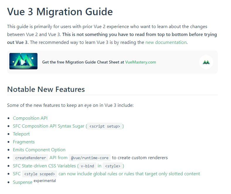 Vue 2 to 3 migration - Evan You interview
