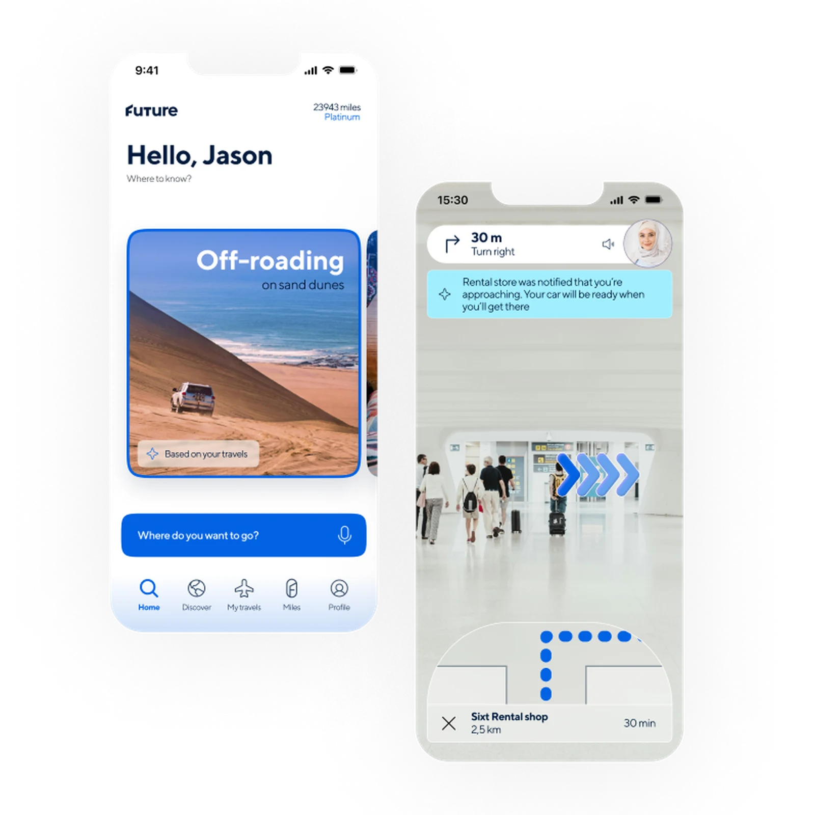 Future travel experience