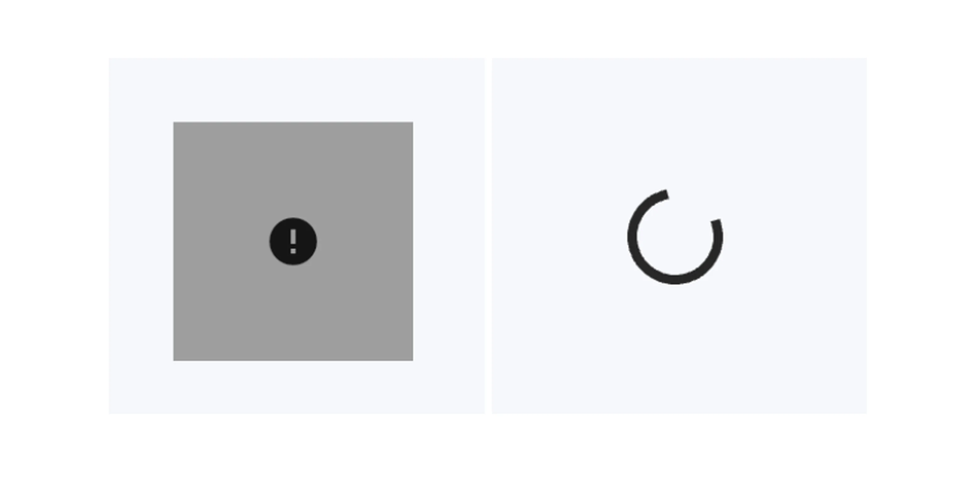 loading error image, Flutter app loading images from cache, demonstrating image rendering 