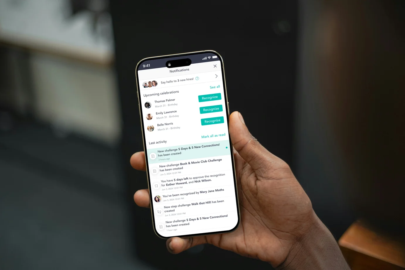 Cooleaf application screenshot